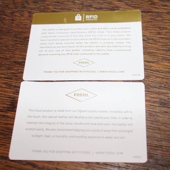 Fossil Emma RFID Large Wallet/Wristlet Clutch NWT - Picture 6 of 6